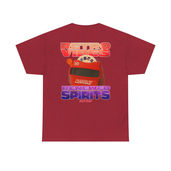 Retro Vibes Unisex Heavy Cotton Tee