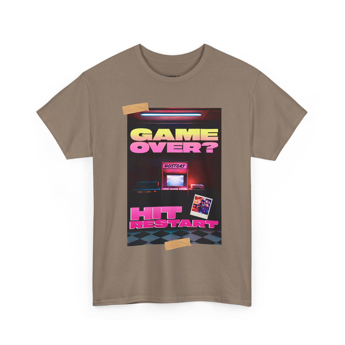 Game Over Unisex Heavy Cotton Tee