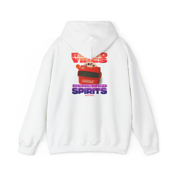Retro vibes Unisex Heavy Blend Hoodie - Cozy & Fun Sweatshirt with Refreshing Design