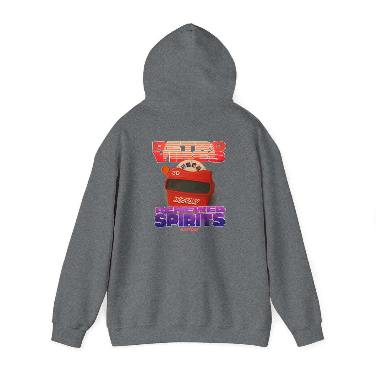 Retro vibes Unisex Heavy Blend Hoodie - Cozy & Fun Sweatshirt with Refreshing Design