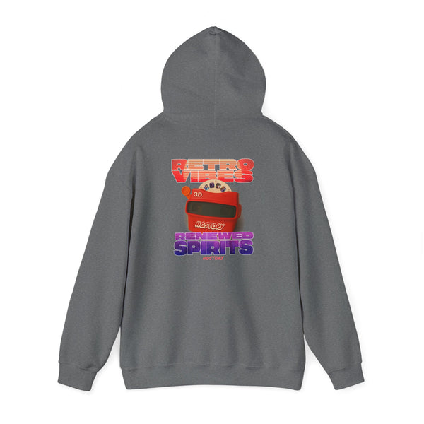 Retro vibes Unisex Heavy Blend Hoodie - Cozy & Fun Sweatshirt with Refreshing Design
