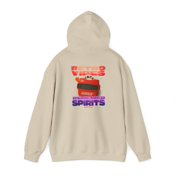Retro vibes Unisex Heavy Blend Hoodie - Cozy & Fun Sweatshirt with Refreshing Design