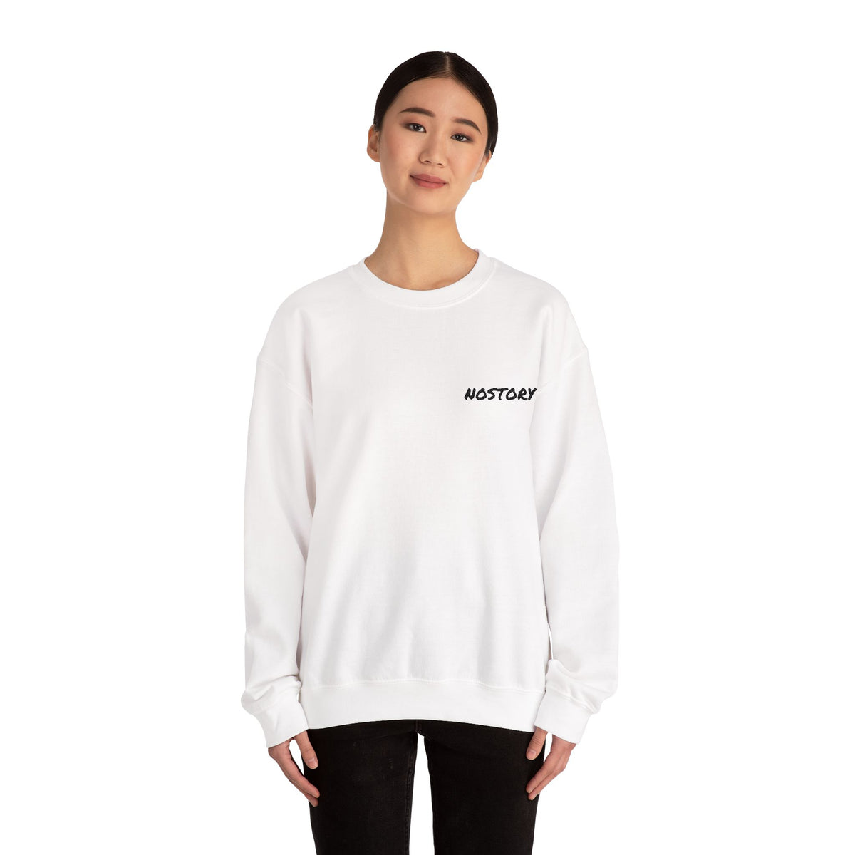 NOSTORY Embroidered Unisex Heavy Blend™ Crewneck Sweatshirt - Cozy Casual Wear