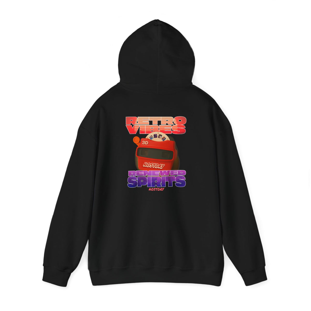 Retro vibes Unisex Heavy Blend Hoodie - Cozy & Fun Sweatshirt with Refreshing Design