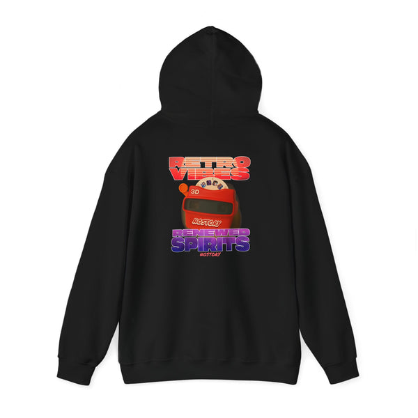 Retro vibes Unisex Heavy Blend Hoodie - Cozy & Fun Sweatshirt with Refreshing Design