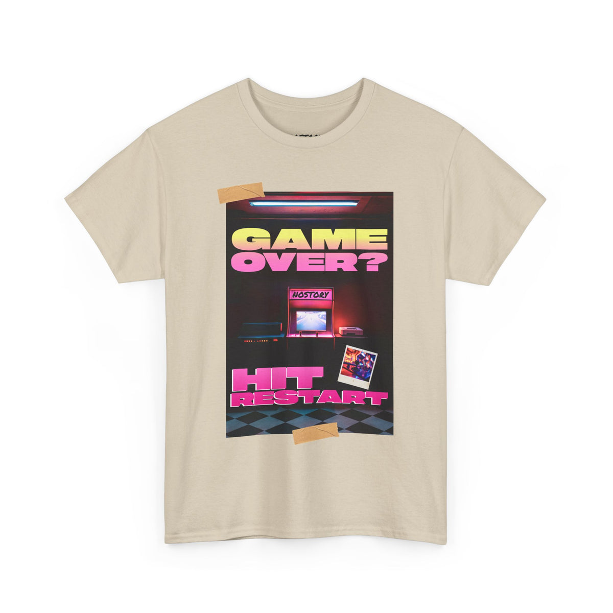Game Over Unisex Heavy Cotton Tee