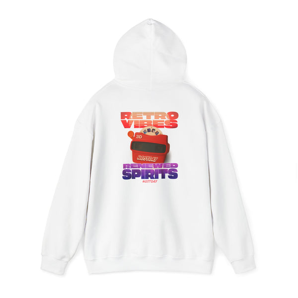 Retro vibes Unisex Heavy Blend Hoodie - Cozy & Fun Sweatshirt with Refreshing Design