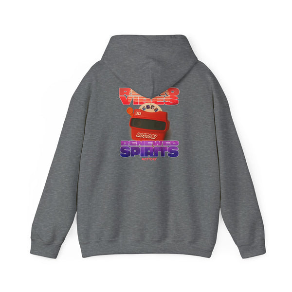 Retro vibes Unisex Heavy Blend Hoodie - Cozy & Fun Sweatshirt with Refreshing Design