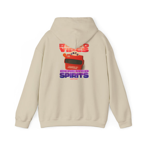 Retro vibes Unisex Heavy Blend Hoodie - Cozy & Fun Sweatshirt with Refreshing Design