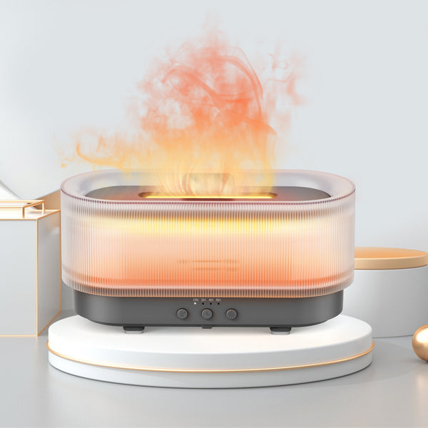 300ML Aromatherapy Flame Light Humidifier