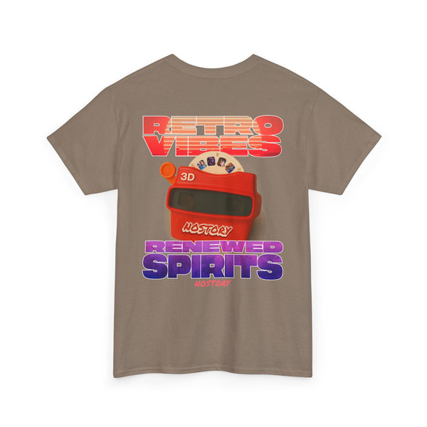 Retro Vibes Unisex Heavy Cotton Tee