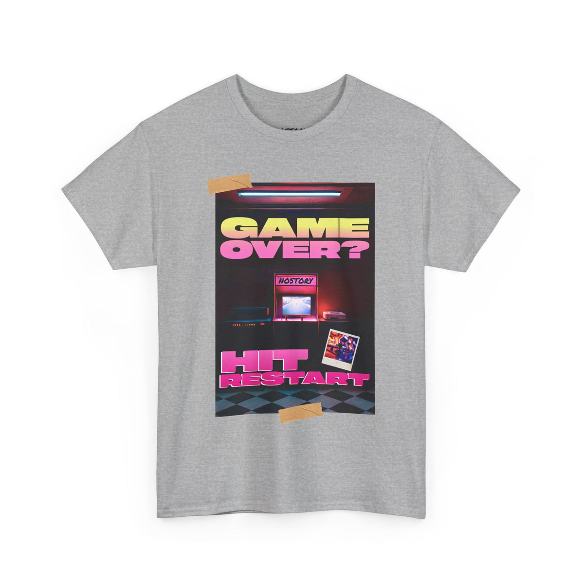 Game Over Unisex Heavy Cotton Tee