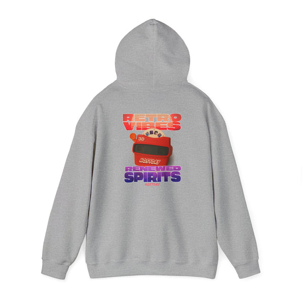 Retro vibes Unisex Heavy Blend Hoodie - Cozy & Fun Sweatshirt with Refreshing Design