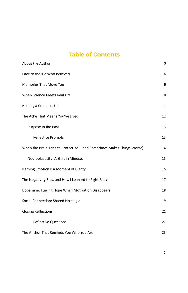 Nostalgia For Wellness