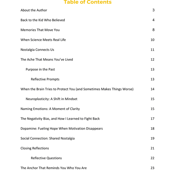 Nostalgia For Wellness