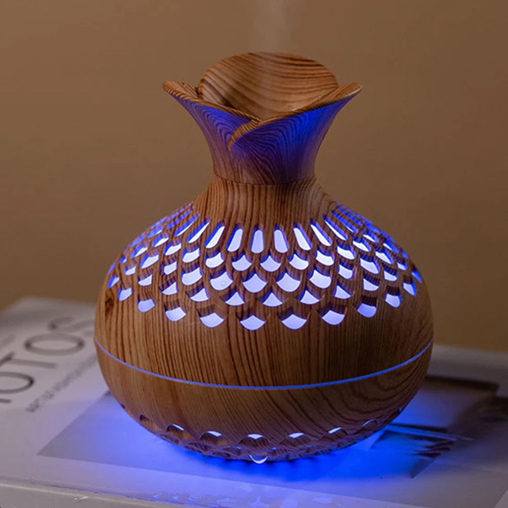 300ML Wood Grain Aromatherapy Humidifier