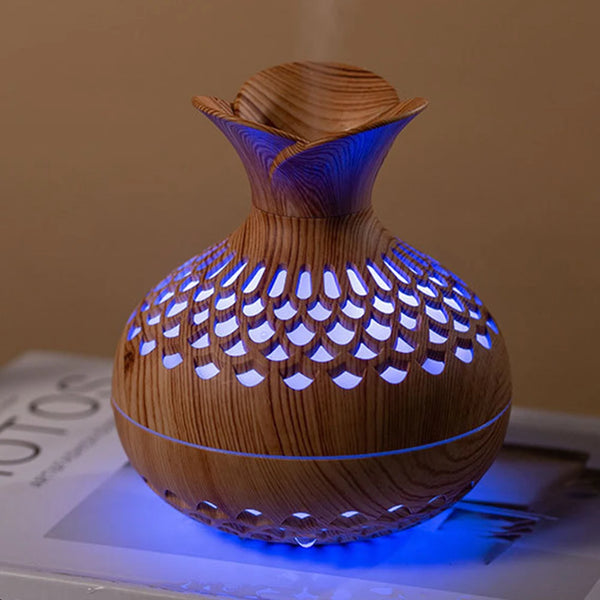 300ML Wood Grain Aromatherapy Humidifier