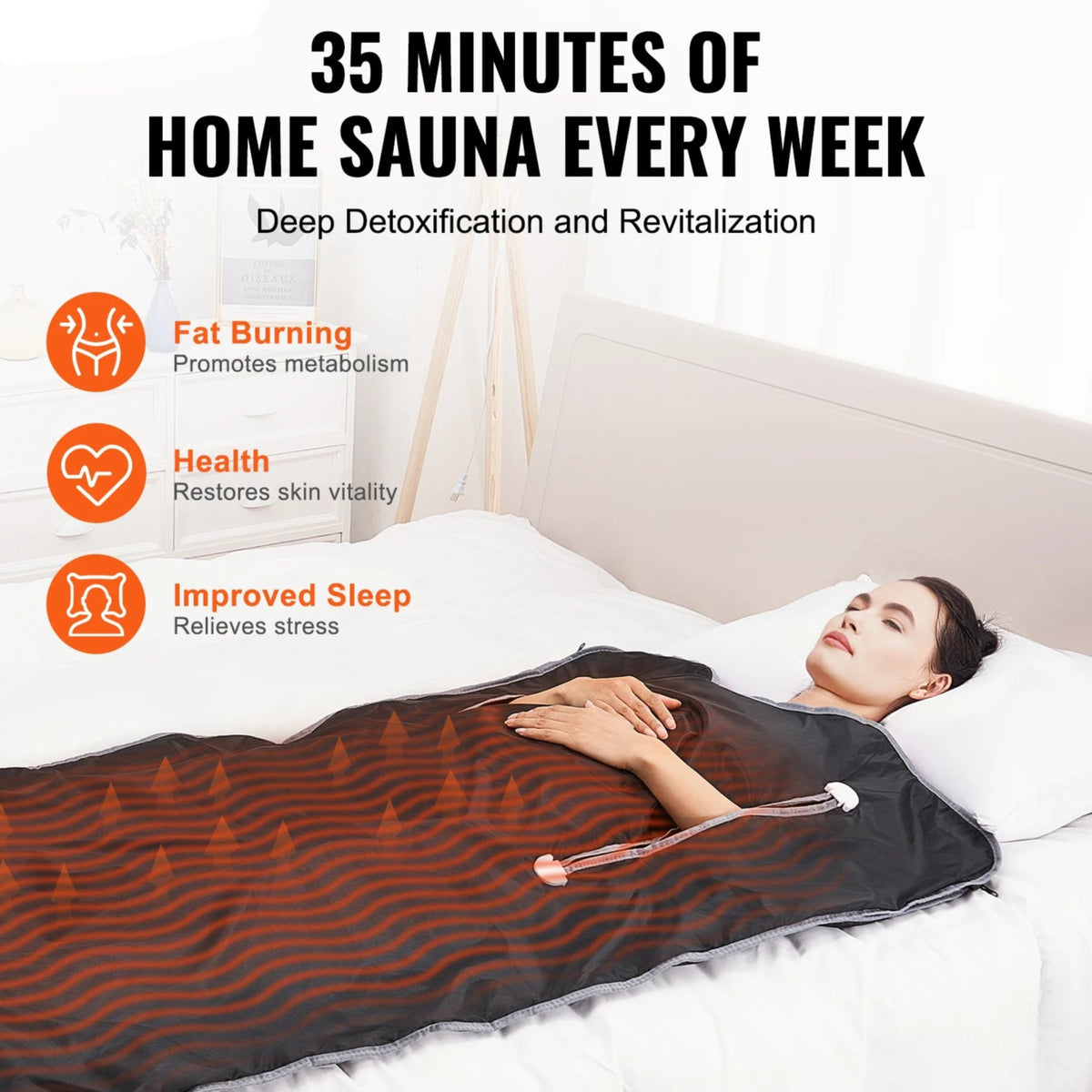 Infrared Sauna Blanket for Detox & Relaxation