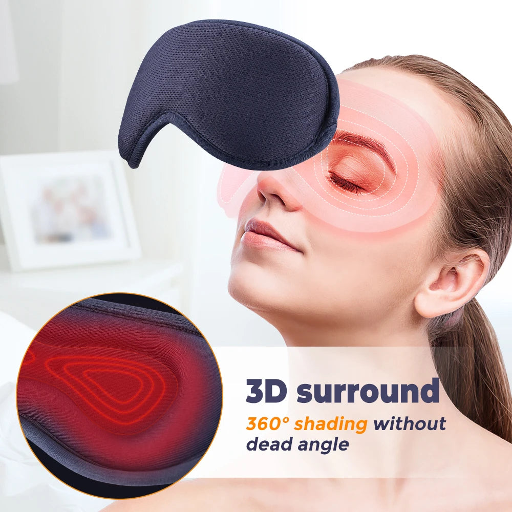 Heated Eye Mask with Vibration Massage
