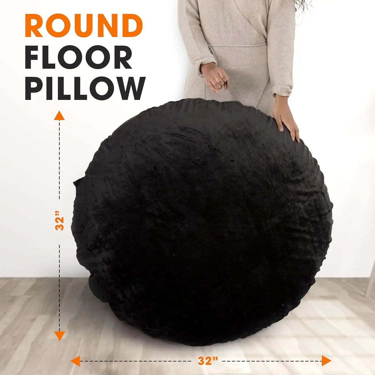 32” Round Meditation & Yoga Cushion