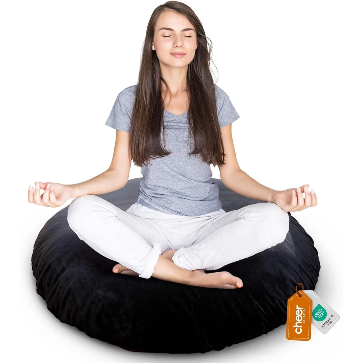 32” Round Meditation & Yoga Cushion