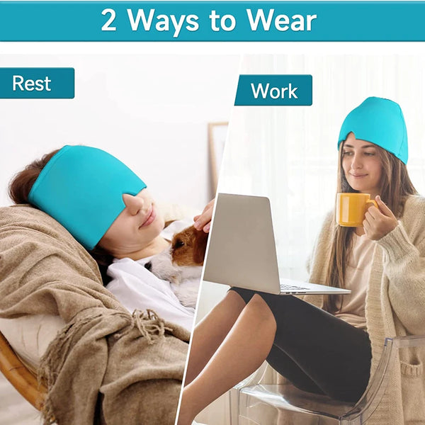 Gel Ice Headache Relief Cap