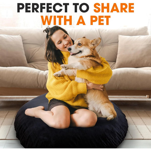 32” Round Meditation & Yoga Cushion