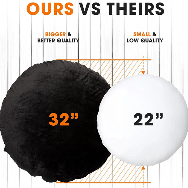 32” Round Meditation & Yoga Cushion