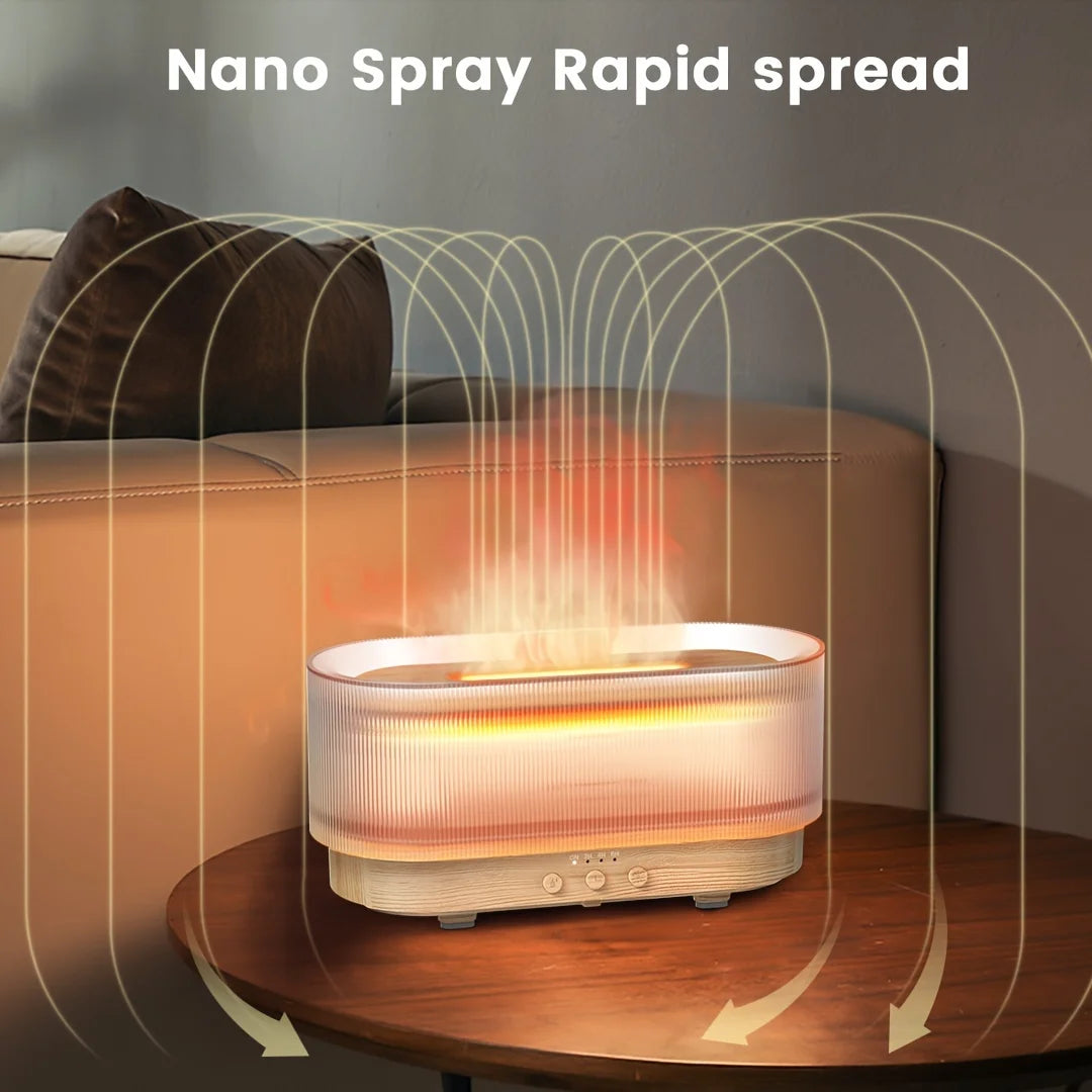 300ML Aromatherapy Flame Light Humidifier