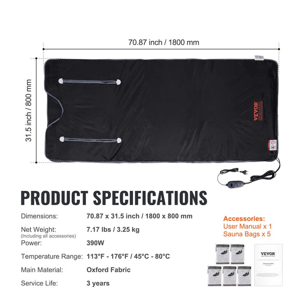 Infrared Sauna Blanket for Detox & Relaxation