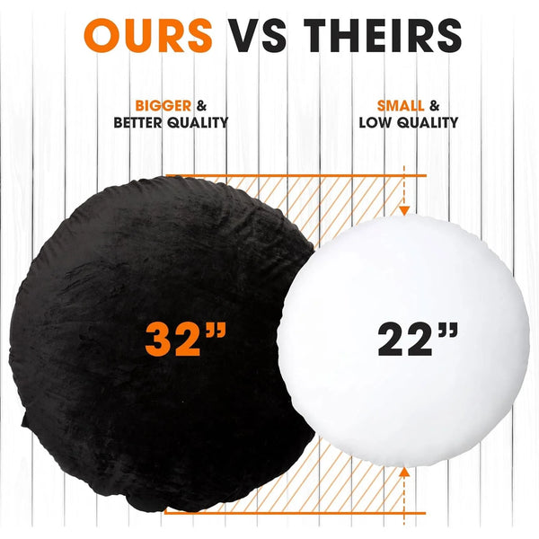 32” Round Meditation & Yoga Cushion