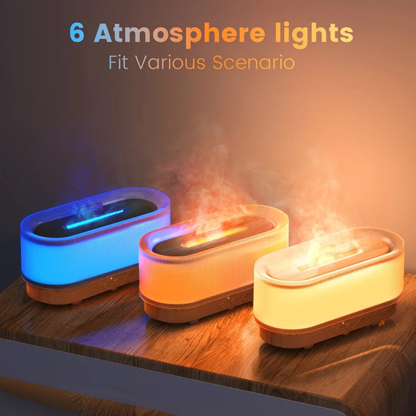 300ML Aromatherapy Flame Light Humidifier