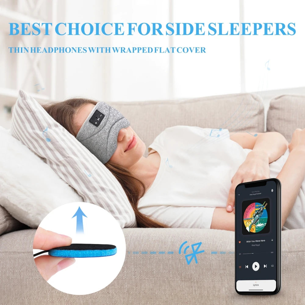 Wireless Eye Mask with Ultra-Thin Speakers