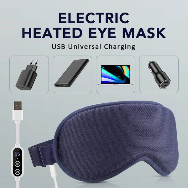Heated Eye Mask with Vibration Massage