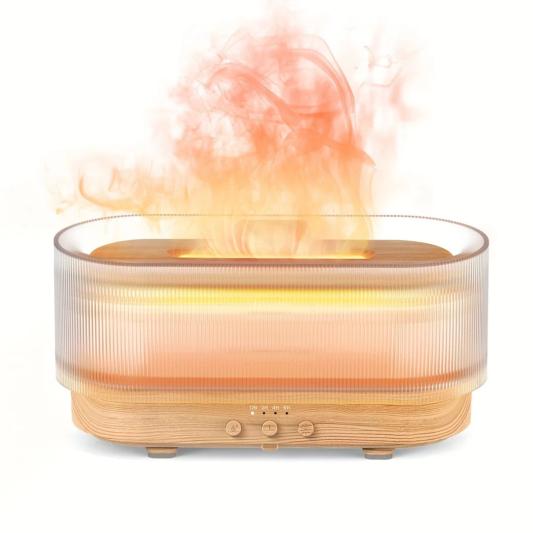 300ML Aromatherapy Flame Light Humidifier
