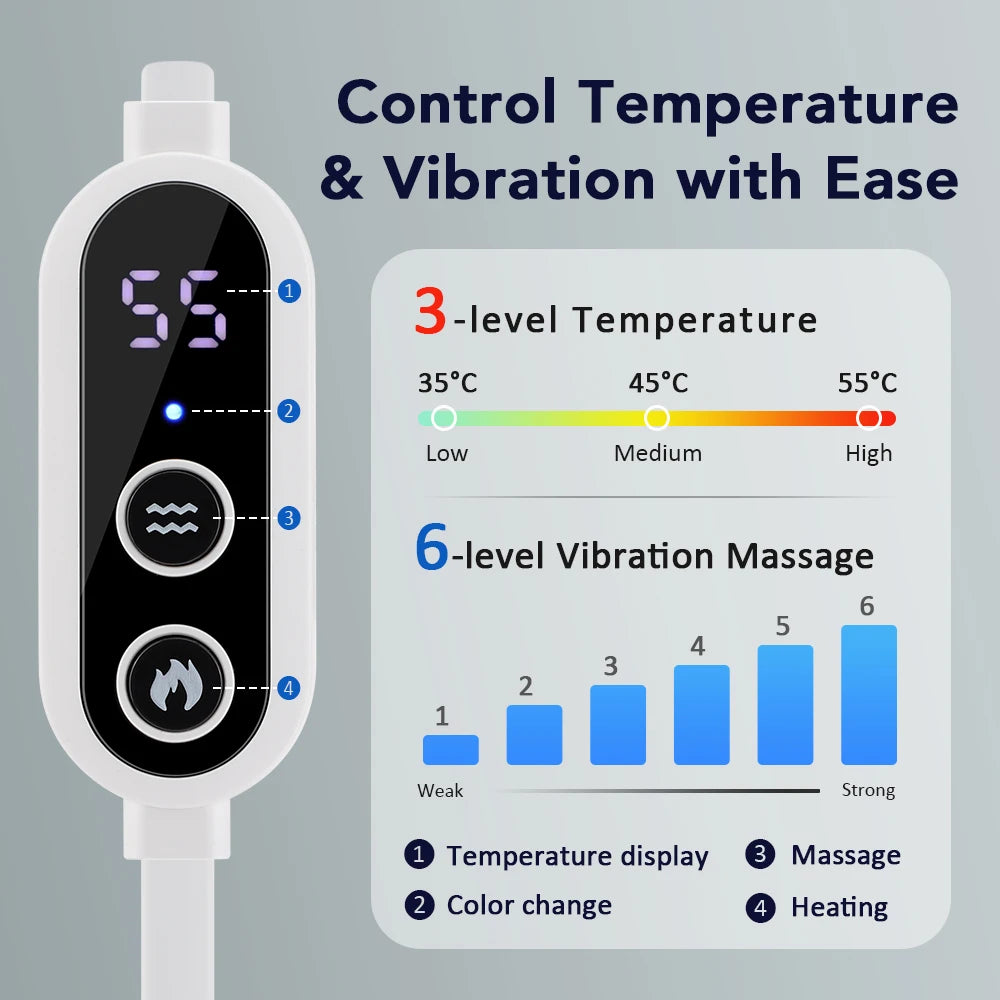 Heated Eye Mask with Vibration Massage