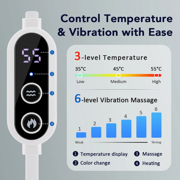 Heated Eye Mask with Vibration Massage