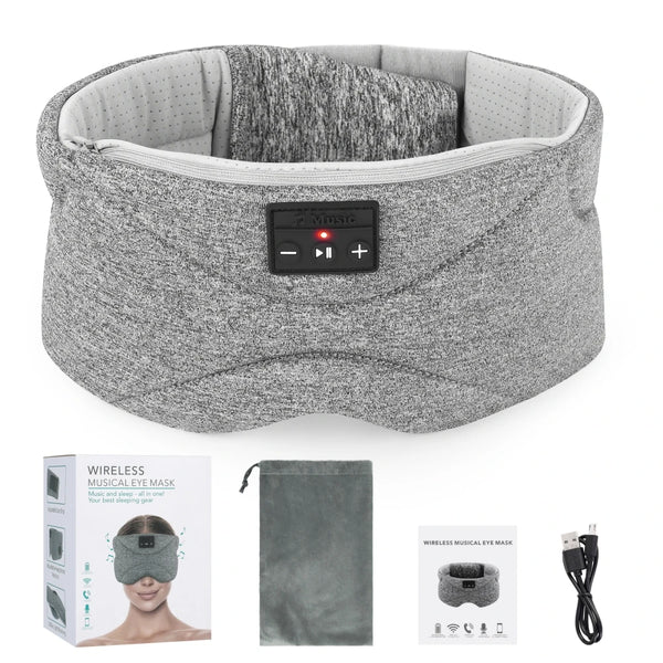 Wireless Eye Mask with Ultra-Thin Speakers