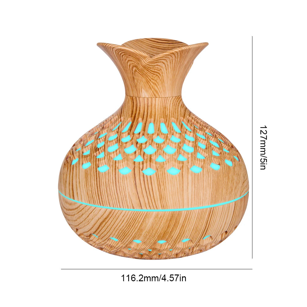 300ML Wood Grain Aromatherapy Humidifier