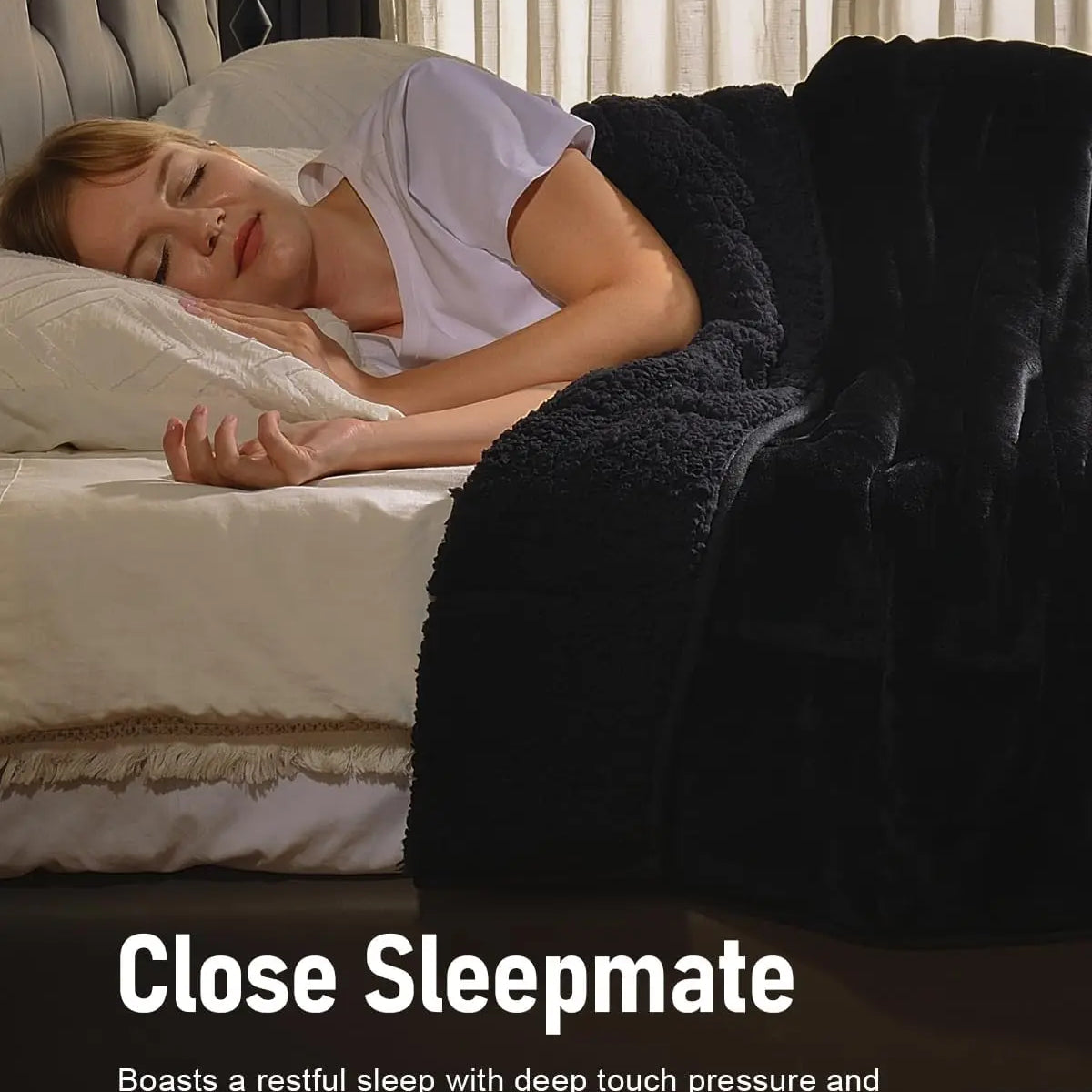 15lb Fleece Weighted Blanket