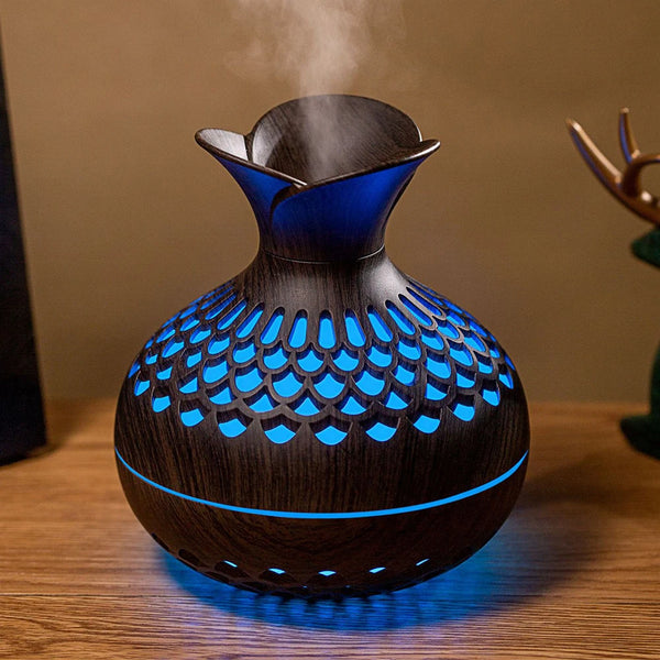 300ML Wood Grain Aromatherapy Humidifier