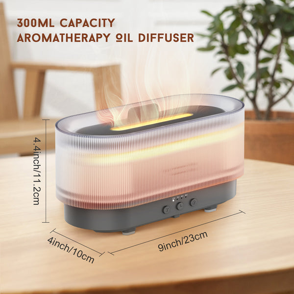 300ML Aromatherapy Flame Light Humidifier